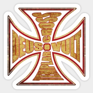 Templar Cross Sticker